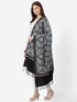 Women's Aari Embroidery and Stone Work Wool Shawl